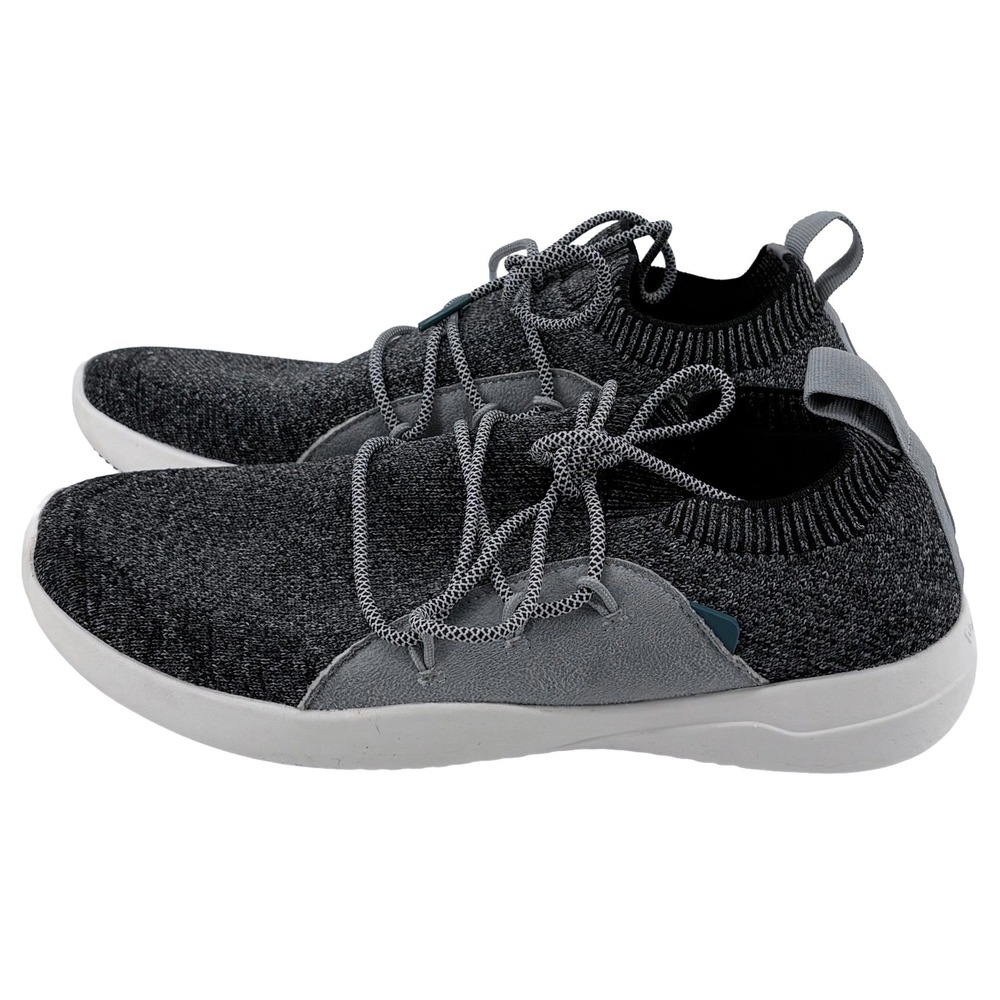 Vessi Cityscape Classic Women 7 Charcoal Gray Waterproof Knit Sneakers